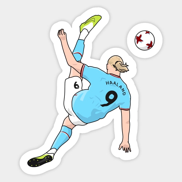 Bicycle kick haaland Sticker by Rsclstar